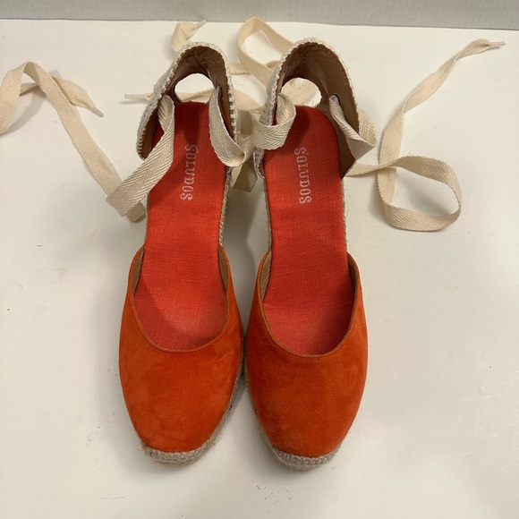 Soludos The Marseille Platform Wedge Espadrille Size 7.5 US - Picture 2 of 12